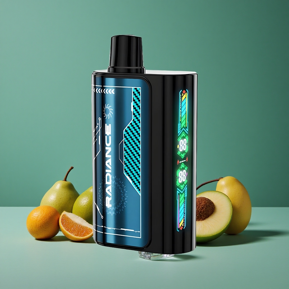 Blå Hindbær Is JNR Radiance 31000 Pust Genanvendelig Vape 28ml E-væske Denmark vape
