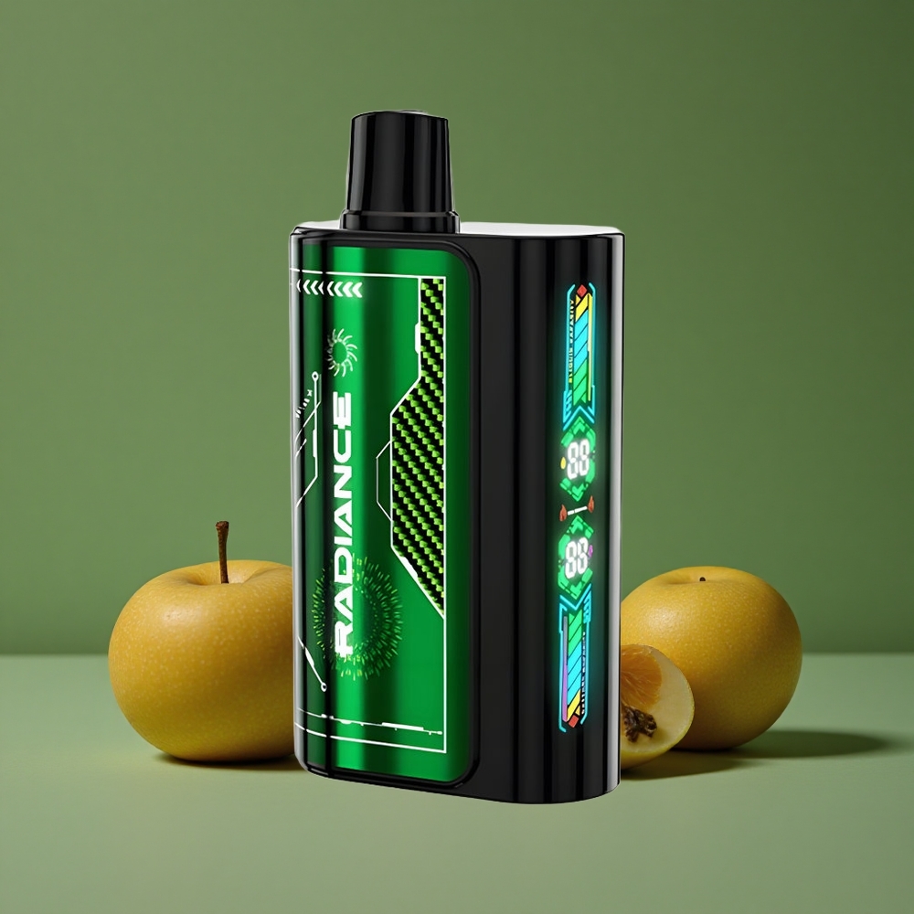 Dobbelt Æble JNR Radiance 31000 Pust 28ml E-liquid Denmark vape