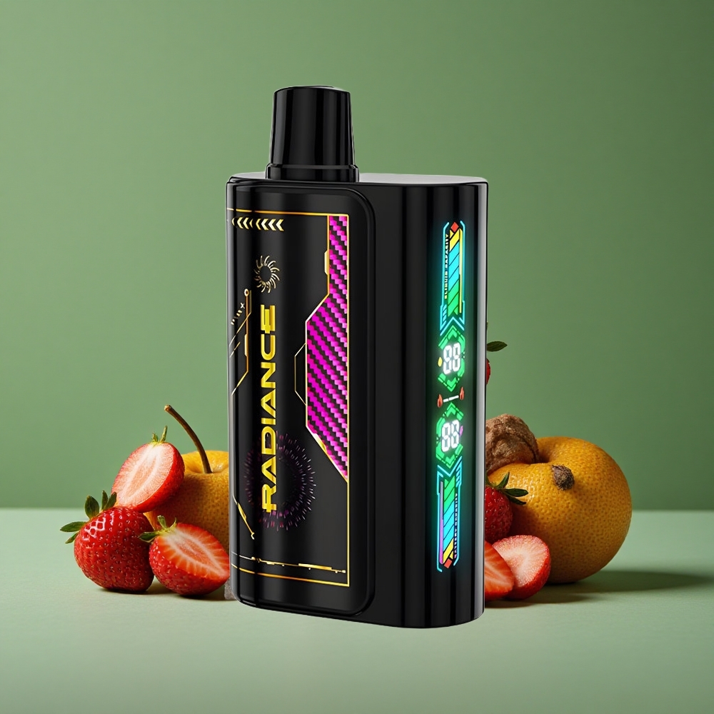 Jordbær Is JNR Radiance 31000 Pust 28ml E-væske Denmark vape