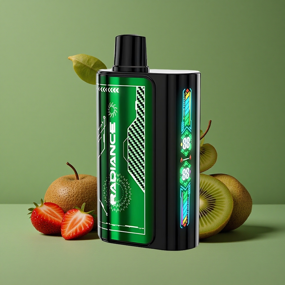 Jordbær Kiwi JNR Radiance 31000 Pust 28ml E-væske Denmark vape