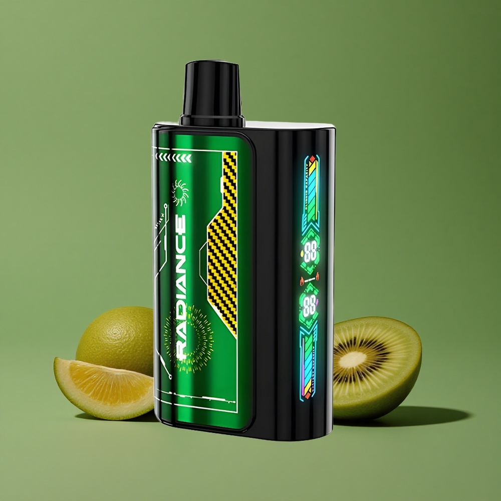Passionfrugt Kiwi JNR Radiance 31000 Pust 28ml E-liquid Denmark vape