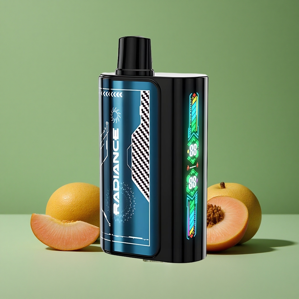 Sommer Fersken Is JNR Radiance 31000 Pust 28ml E-væske Denmark vape