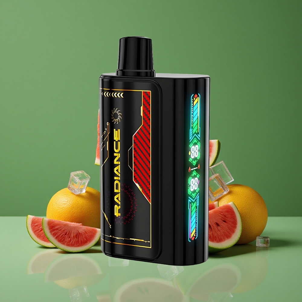 Vandmelon Is JNR Radiance 31000 Pust Genanvendelig E-damp 28ml E-væske Denmark vape