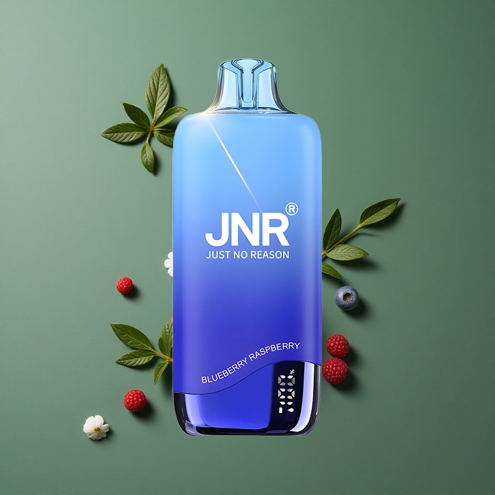 Blåbær Hindbær JNR Rainbow 10500 Pust 18ml e-Liquid Tank Denmark vape