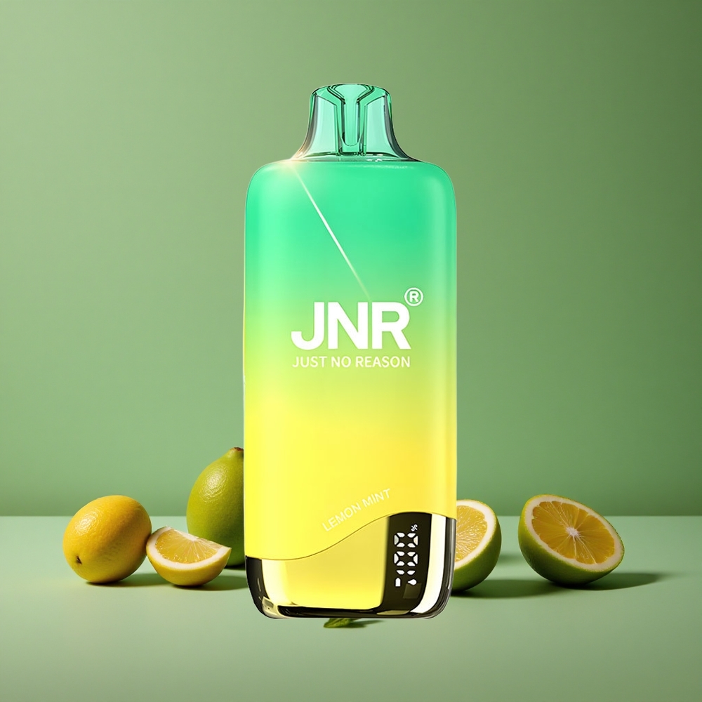 Citron Mynte JNR Rainbow 10500 Pust 18ml e-Liquid Tank 0.8ohm Mesh Coil Denmark vape