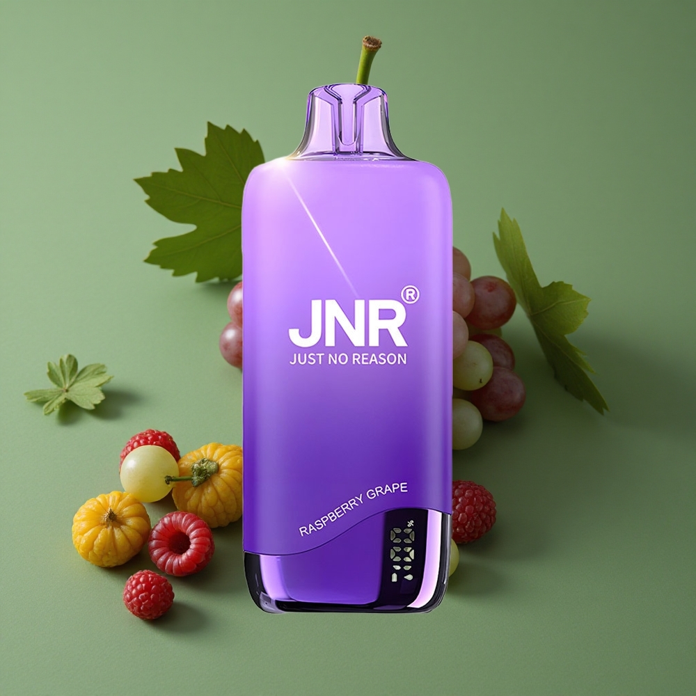 Hindbær Drue JNR Rainbow 10500 Pust 18ml e-Liquid Tank Denmark vape