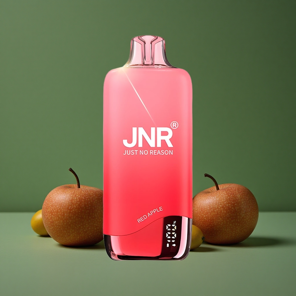 Rød Æble JNR Rainbow 10500 Pust 18ml e-Liquid Tank Denmark vape