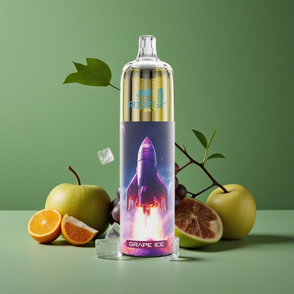 Vindrue Is JNR Rocket-X 12400 Pust Justerbar Luftgennemstrømning 25ml e-Væske Kapacitet Denmark vape