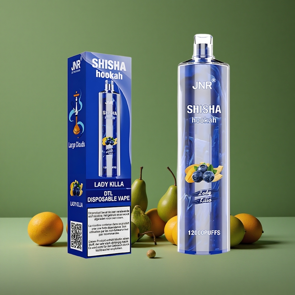 Lady Killa JNR Shisha Hookah 12000 Pust 24ml e-væske 750mAh batteri Denmark vape