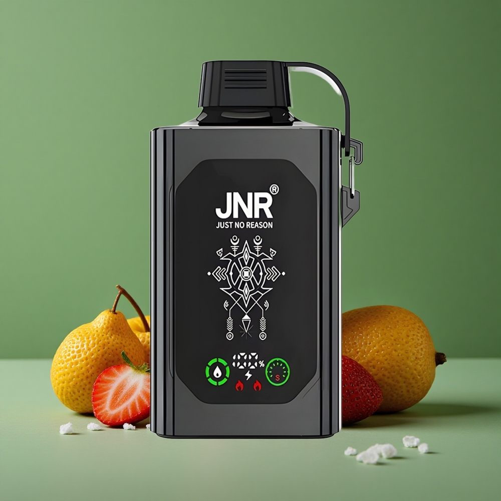 Jordbær Is JNR Shisha Hookah Box 20500 Pust HD Display 1000mAh Denmark vape