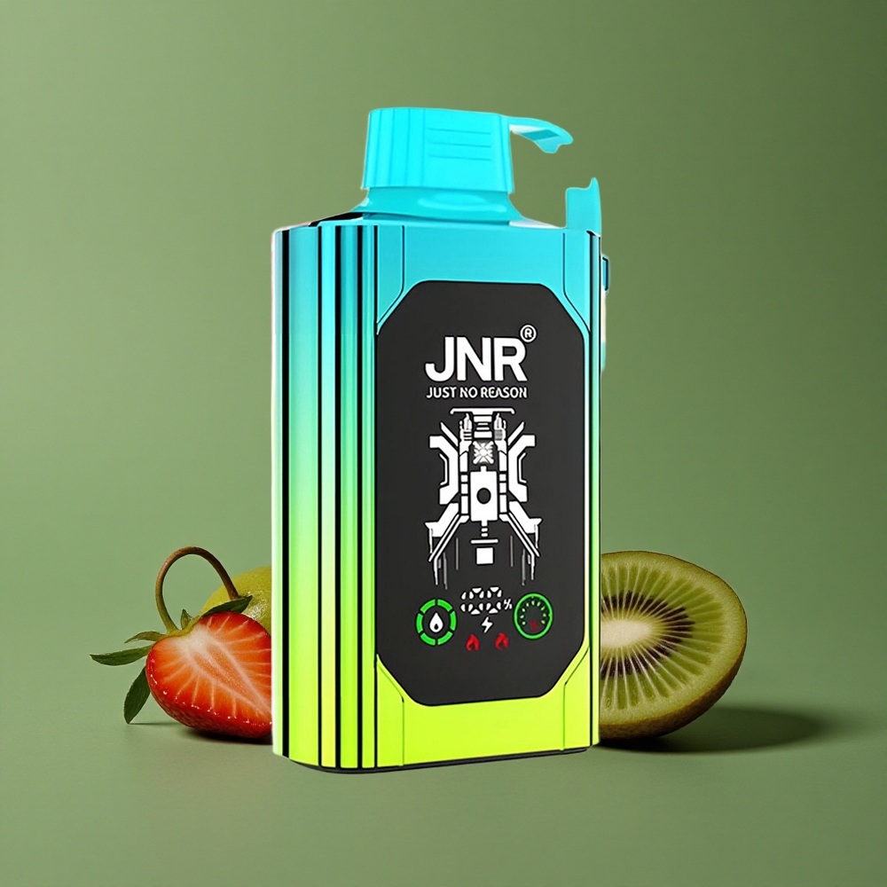 Jordbær Kiwi JNR Shisha Hookah Box 20500 Pust HD Skærm 25ml E-væske Danmark vape