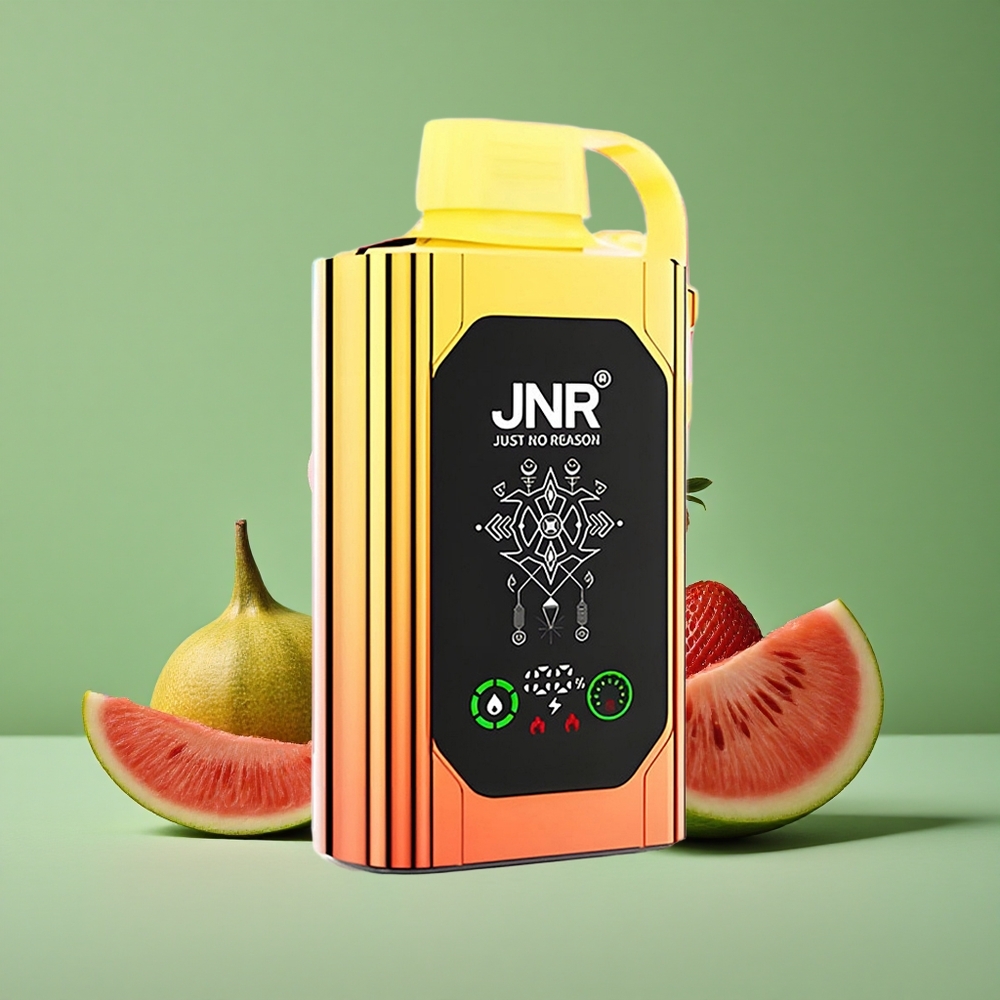 Vandmelon Jordbær Tygggummi JNR Shisha Hookah Box 20500 Pust HD Skærm 1000mAh Denmark vape