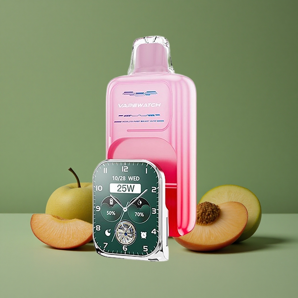 Fersken JNR Vape Watch 30000 Pust 19 mL e-væske Denmark vape