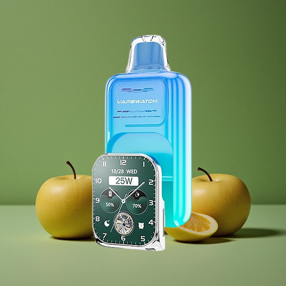 Sure Apple Is JNR Vape Watch 30000 Pust 19mL e-væske Denmark vape