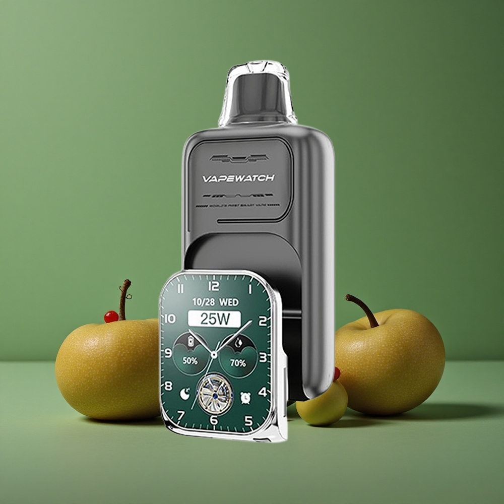 Tre Bær Kombination JNR Vape Watch 30000 Pust 1000mAh Batteri 19mL E-væske Denmark vape