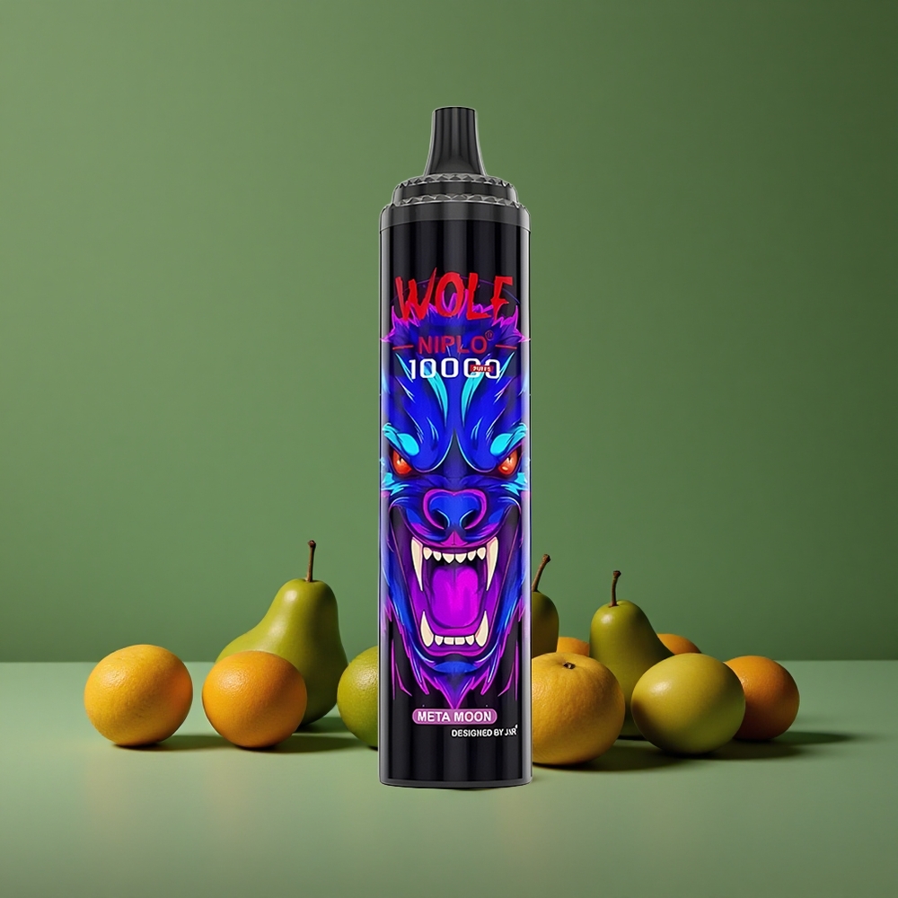 Måne Smag Kombination JNR Wolf Niplo 10000 Pust Mesh Spole 1.0 Ohm Denmark vape