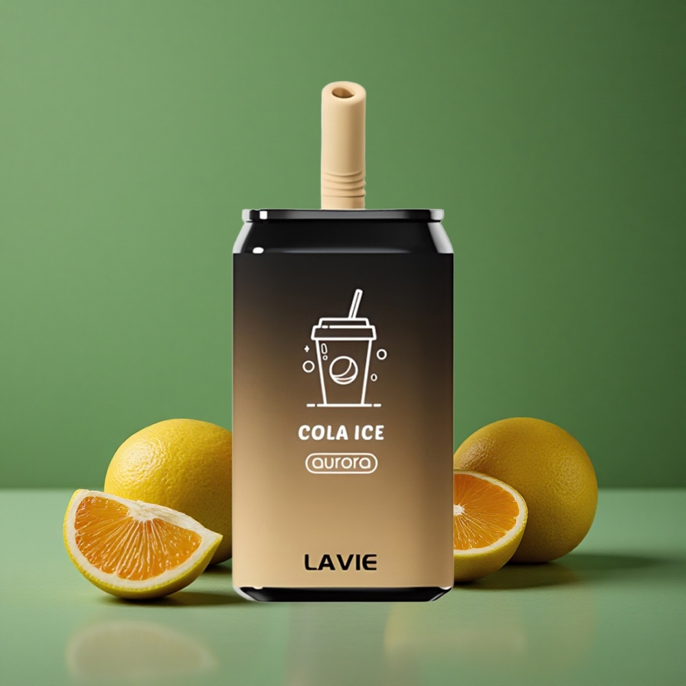 Cola Is Lavie Aurora 11000 Puffs 22ML E-væske Kapacitet Type C Genopladelig Denmark vape