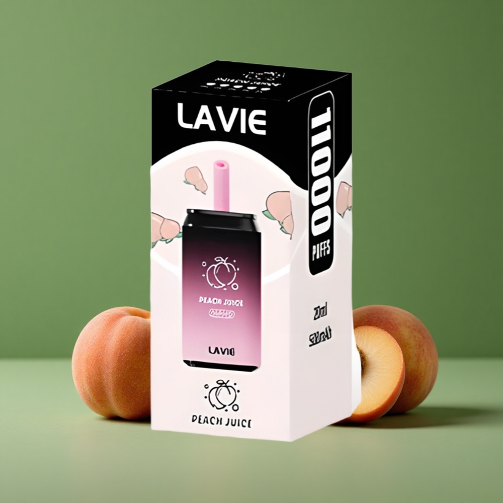 Fersken Juice LAVIE Aurora 11000 Puffs 0% 2% 5% Nikotinindhold 22ML E-væske Kapacitet Denmark vape