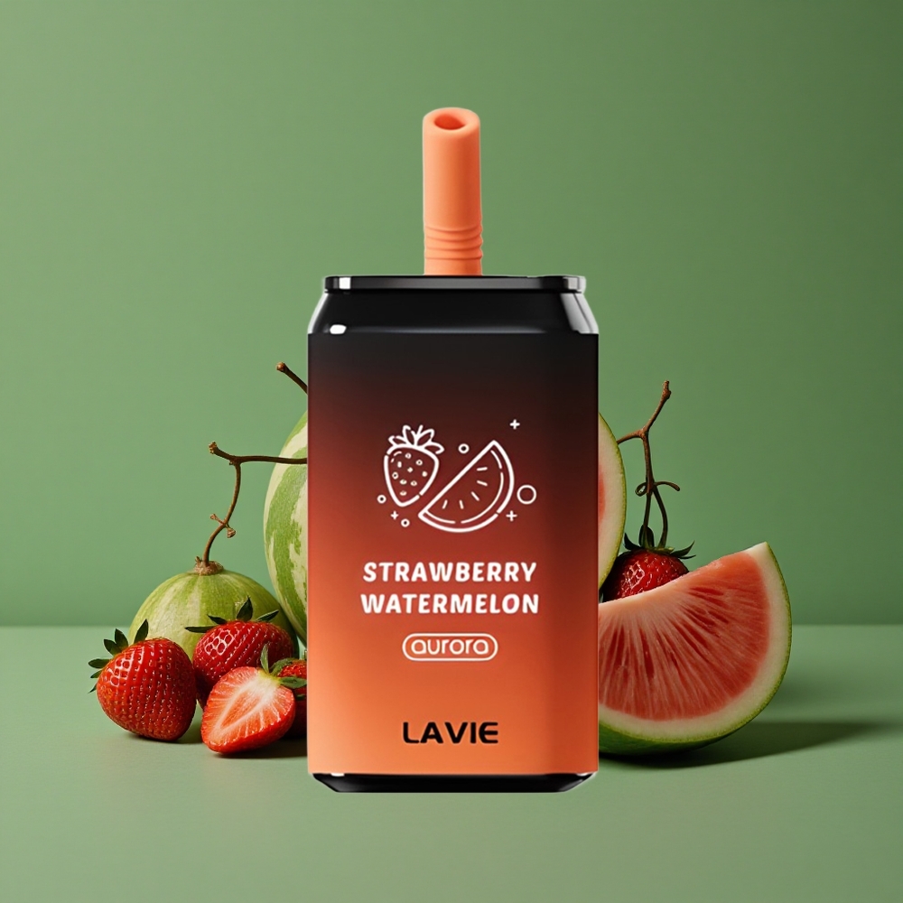 Jordbær Vandmelon Lavie Aurora 11000 Puffs 22ML 650mAh Denmark vape
