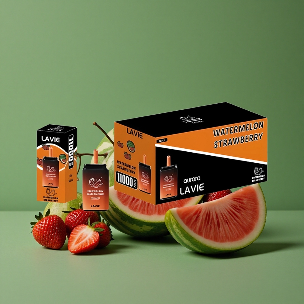 Jordbær Vandmelon Lavie Aurora 11000 Puffs 22ML 650mAh Denmark vape