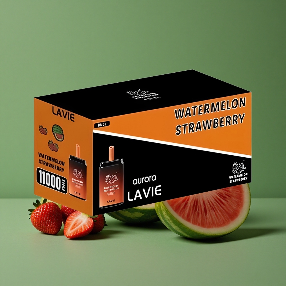 Jordbær Vandmelon Lavie Aurora 11000 Puffs 22ML 650mAh Denmark vape