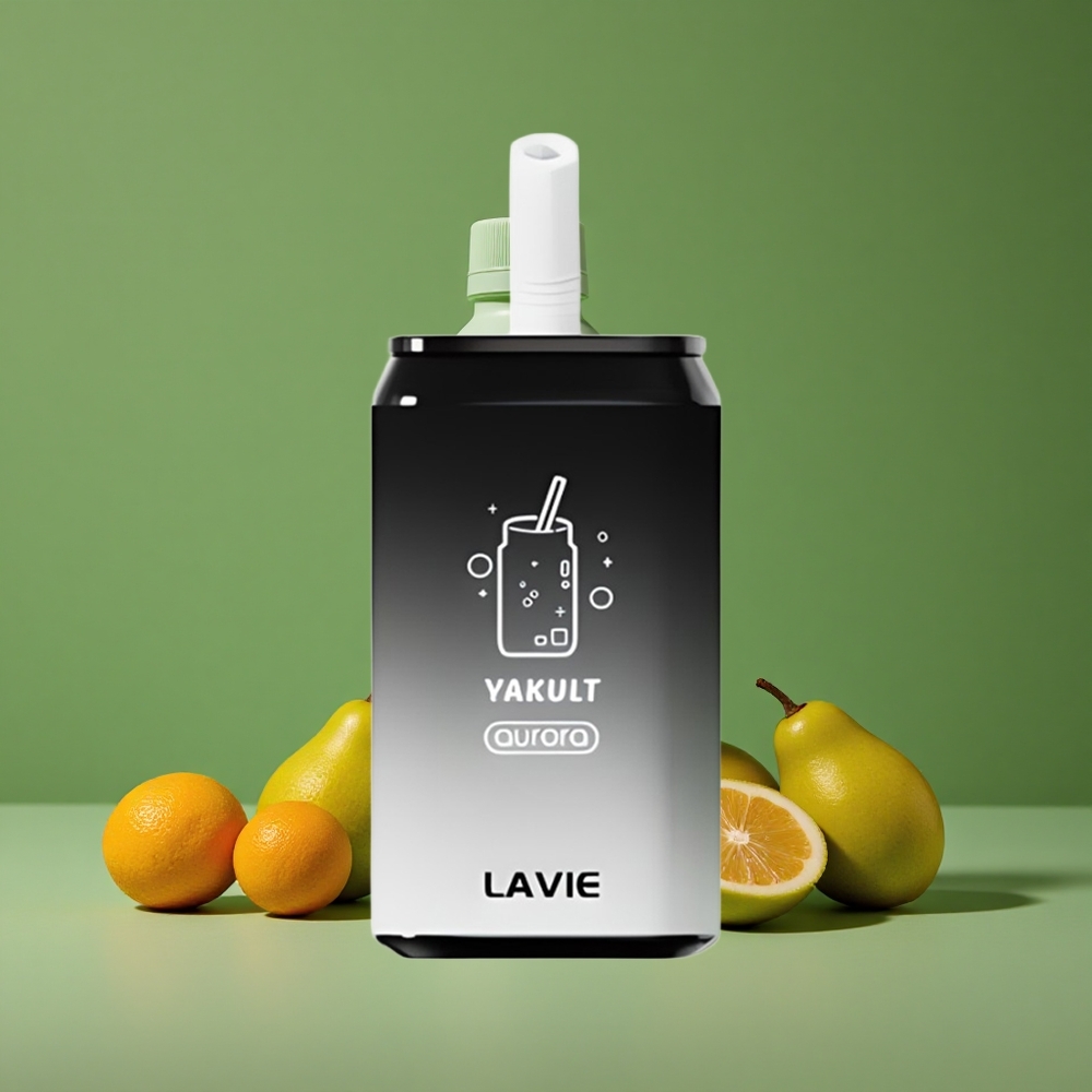 Yakult Lavie Aurora 11000 Puffs 22ML E-væske Kapacitet 650mAh Batteri Kapacitet Denmark vape