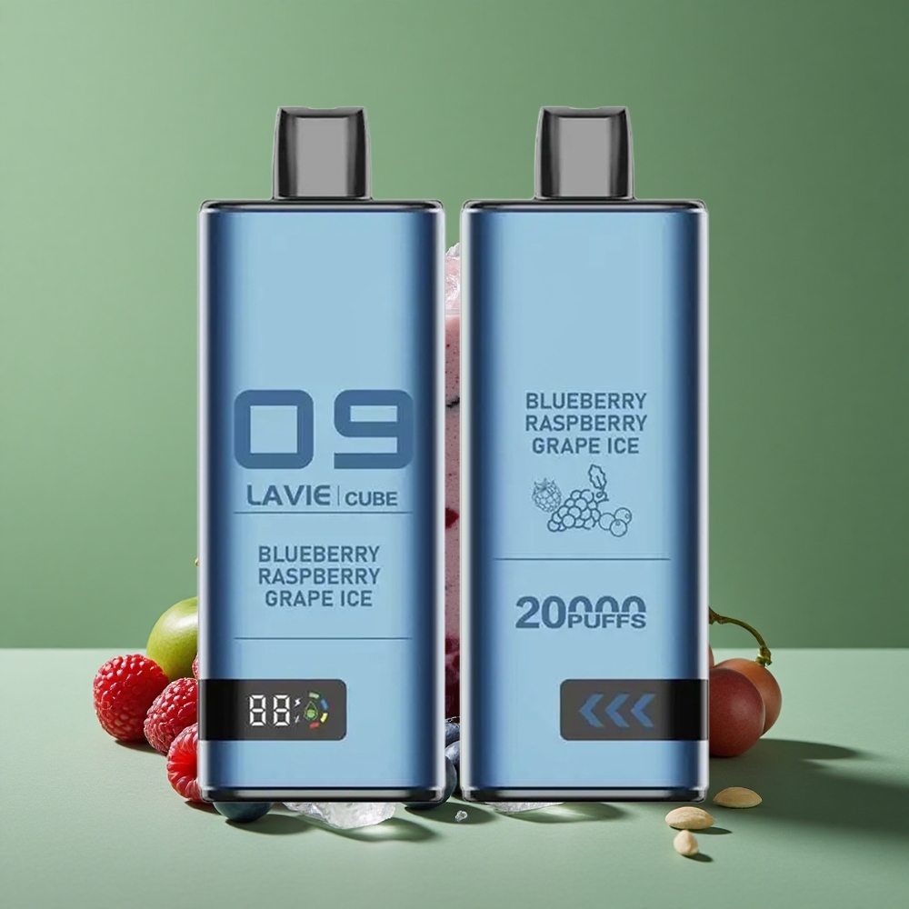 Blåbær Hindbær Drue Is Lavie Cube 20000 Puffs 28ML Type C Denmark vape