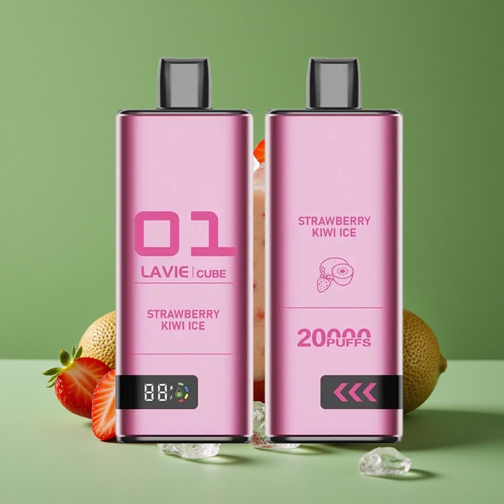 Jordbær Kiwi Is Lavie Cube 20000 Puffs 28ML 600mAh Denmark vape