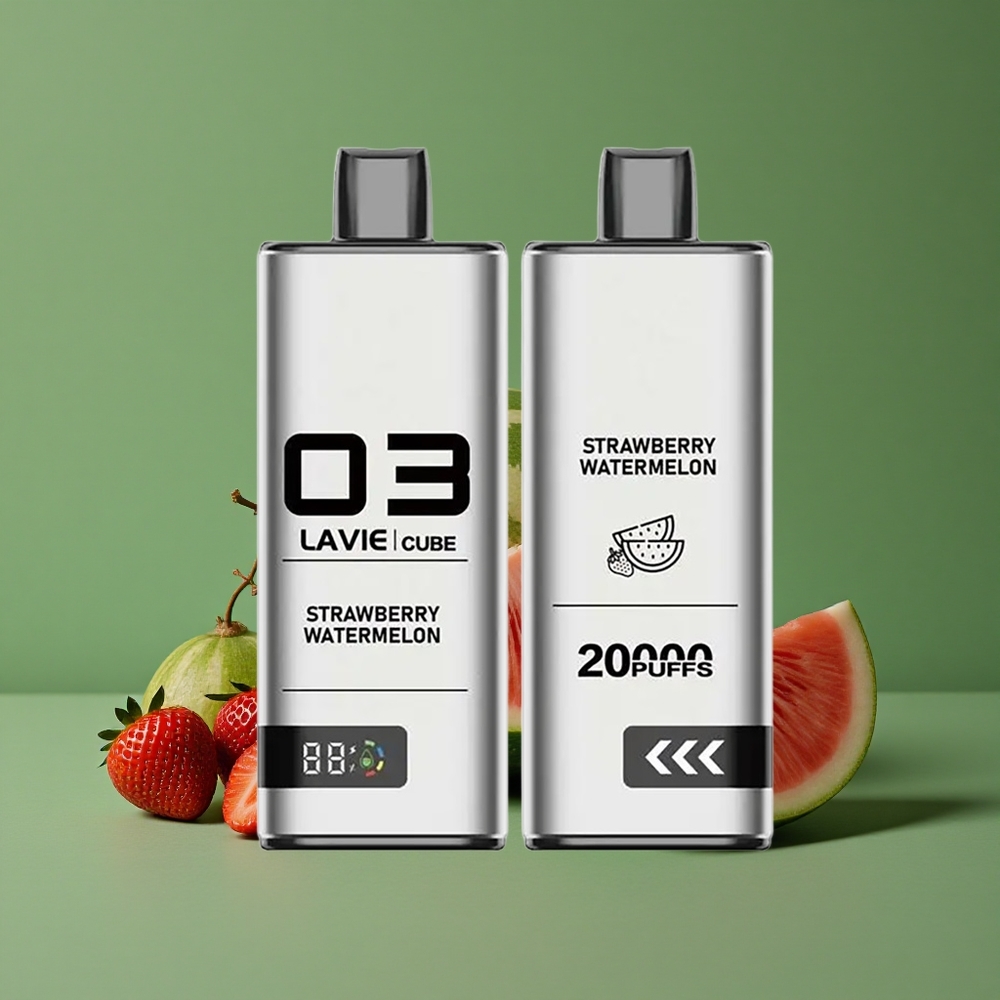 Jordbær Vandmelon Lavie Cube 20000 Puffs 28ML Type C Denmark vape