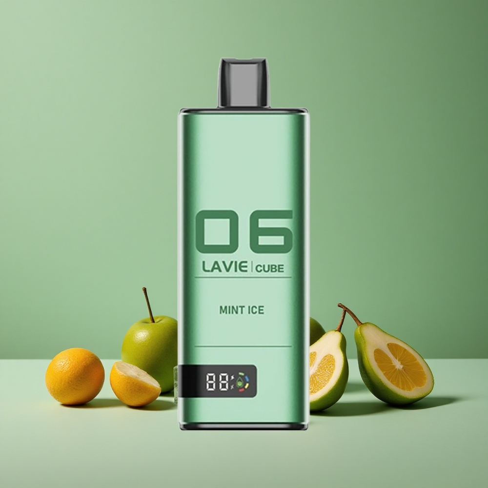 Mint Is (Mint Is) Lavie Cube 20000 Puffs 28ML væske Type C opladning Denmark vape