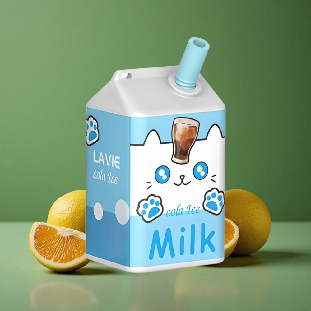 Cola Is (Cola Is) LAVIE Milk 7000 Puffs 16ML E-væske Kapacitet Type C Genopladelig Denmark vape