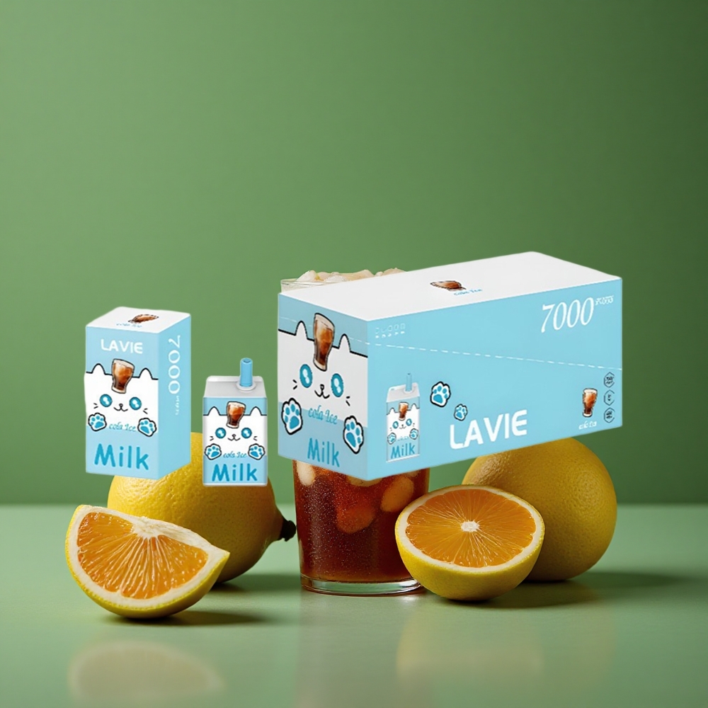 Cola Is (Cola Is) LAVIE Milk 7000 Puffs 16ML E-væske Kapacitet Type C Genopladelig Denmark vape