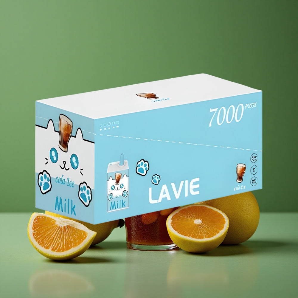 Cola Is (Cola Is) LAVIE Milk 7000 Puffs 16ML E-væske Kapacitet Type C Genopladelig Denmark vape