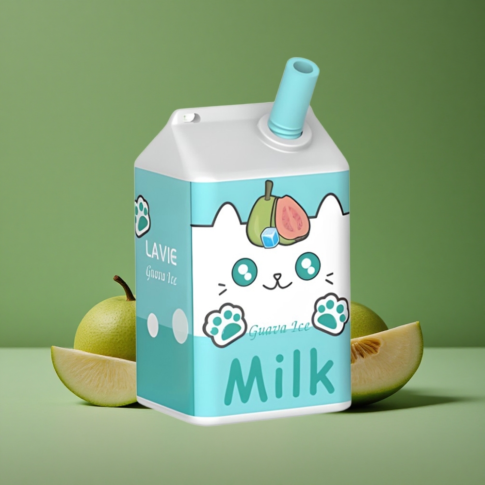 Guava Is Brand Lavie Milk 7000 Puffs 16ML E-væske Kapacitet, Type C Genopladelig Denmark vape