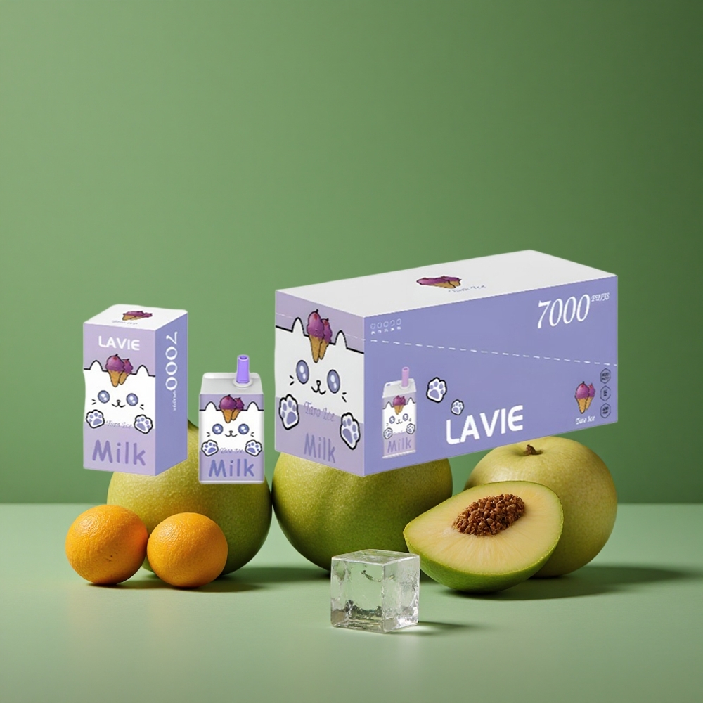 Taro Is (Taro Is) Lavie Milk 7000 Puffs 16ML E-væske Kapacitet Type C Genopladelig Denmark vape