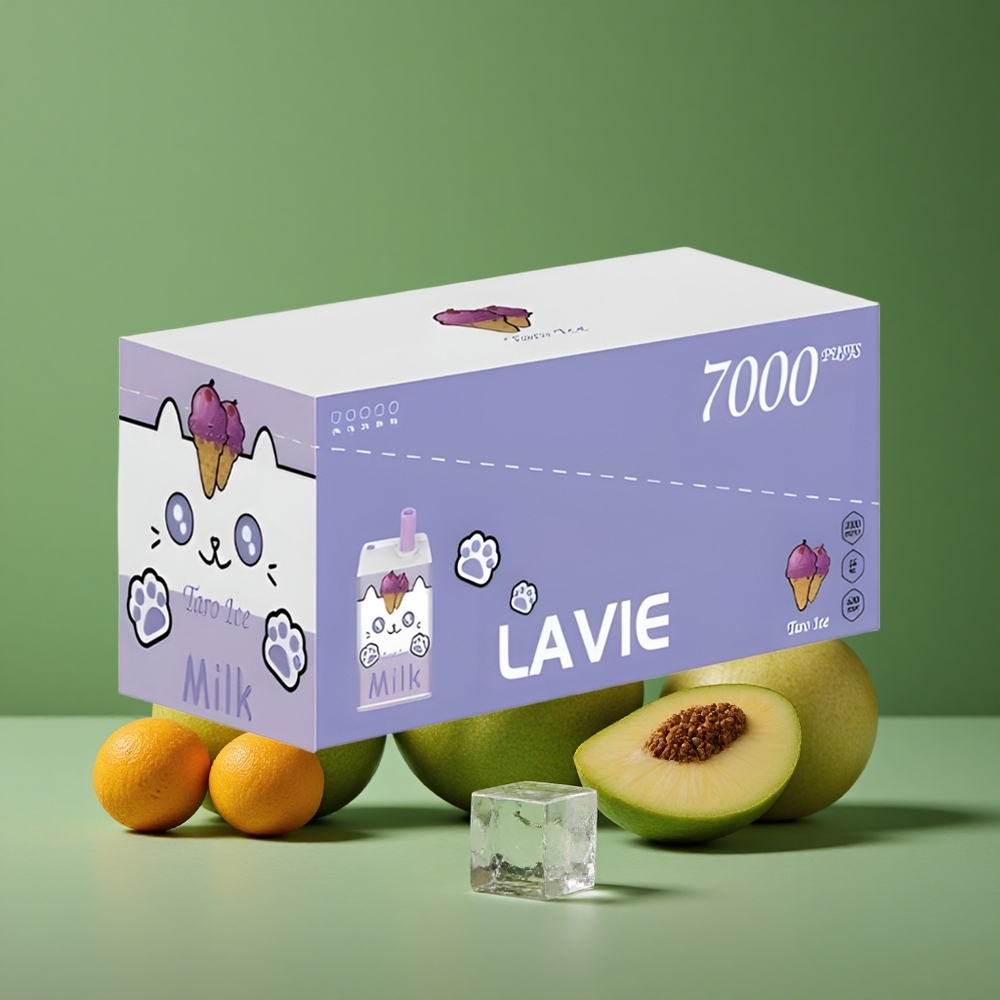 Taro Is (Taro Is) Lavie Milk 7000 Puffs 16ML E-væske Kapacitet Type C Genopladelig Denmark vape
