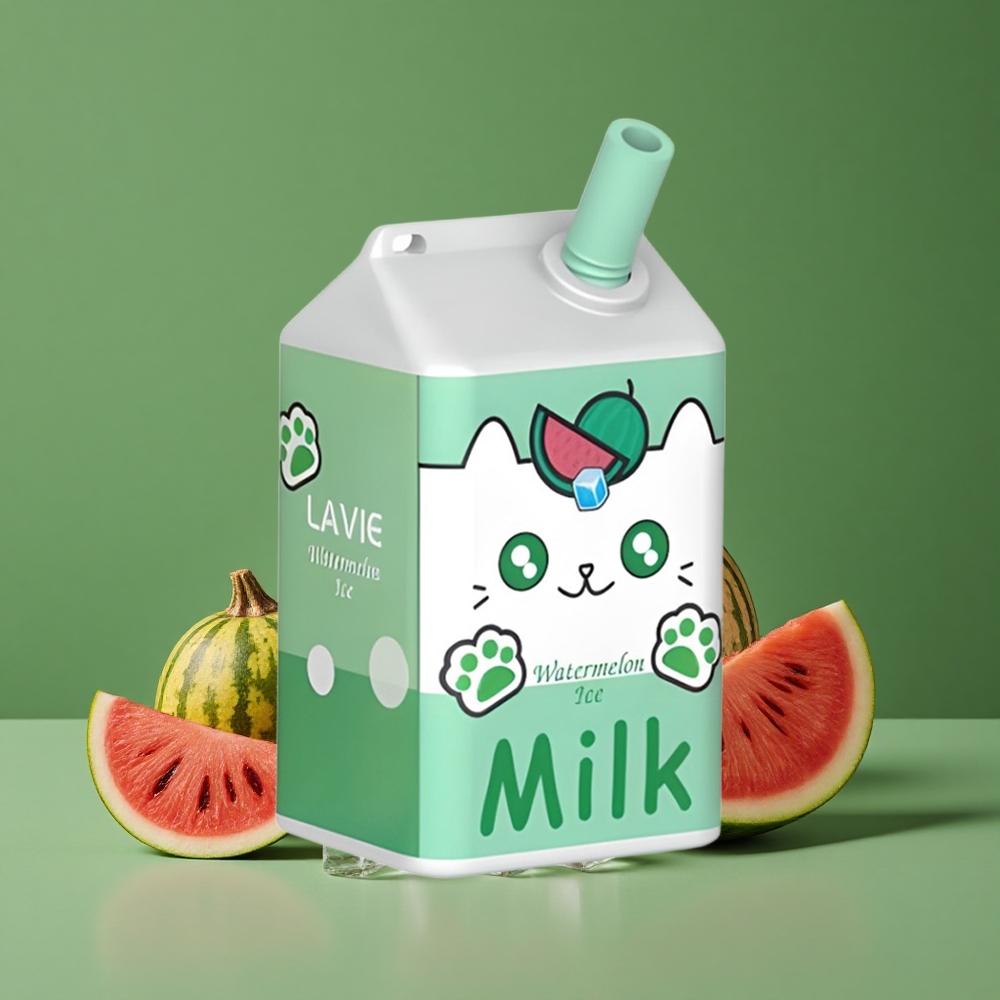 Vandmelon Is Lavie Milk 7000 Puffs 16ML E-væske Kapacitet Type C Denmark vape