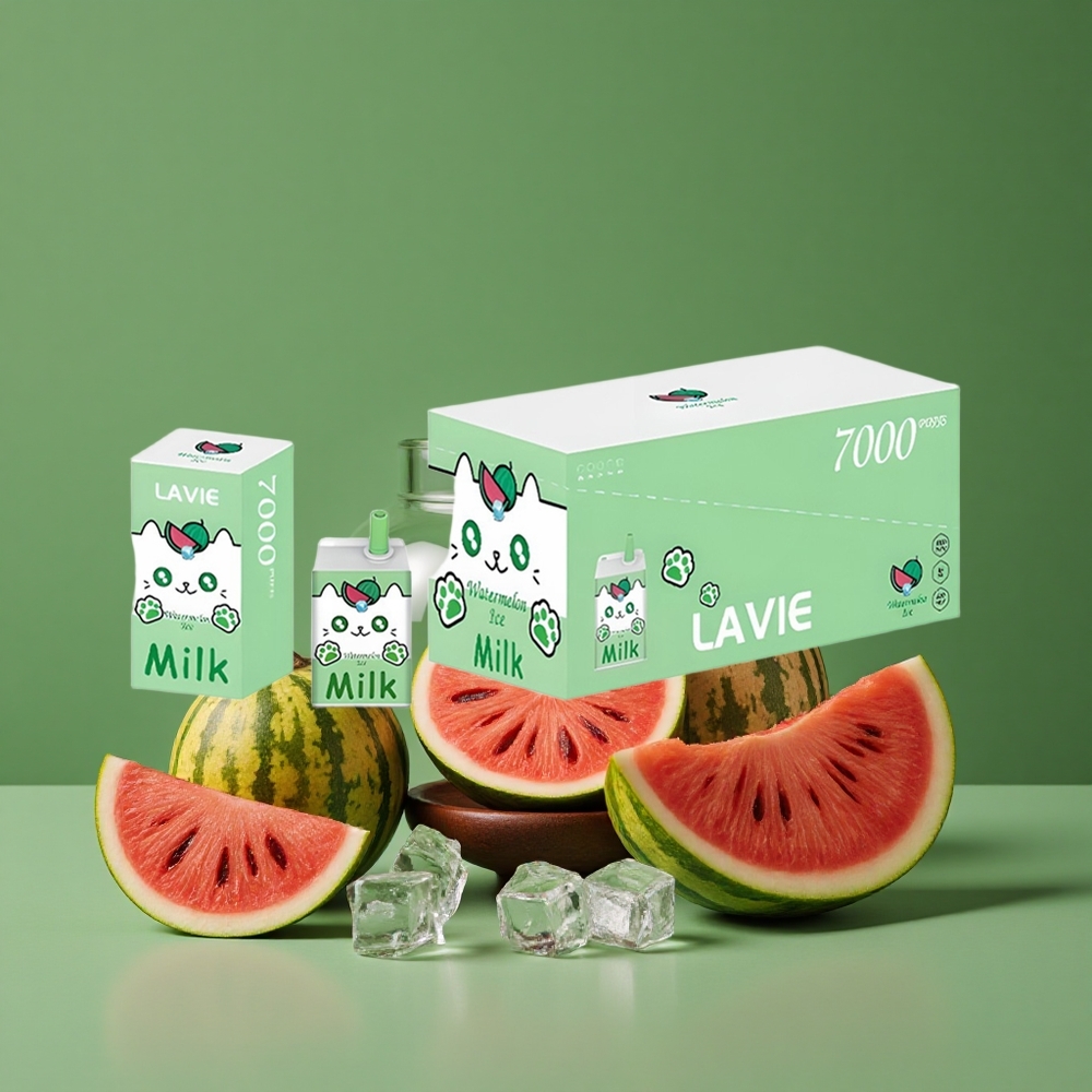 Vandmelon Is Lavie Milk 7000 Puffs 16ML E-væske Kapacitet Type C Denmark vape