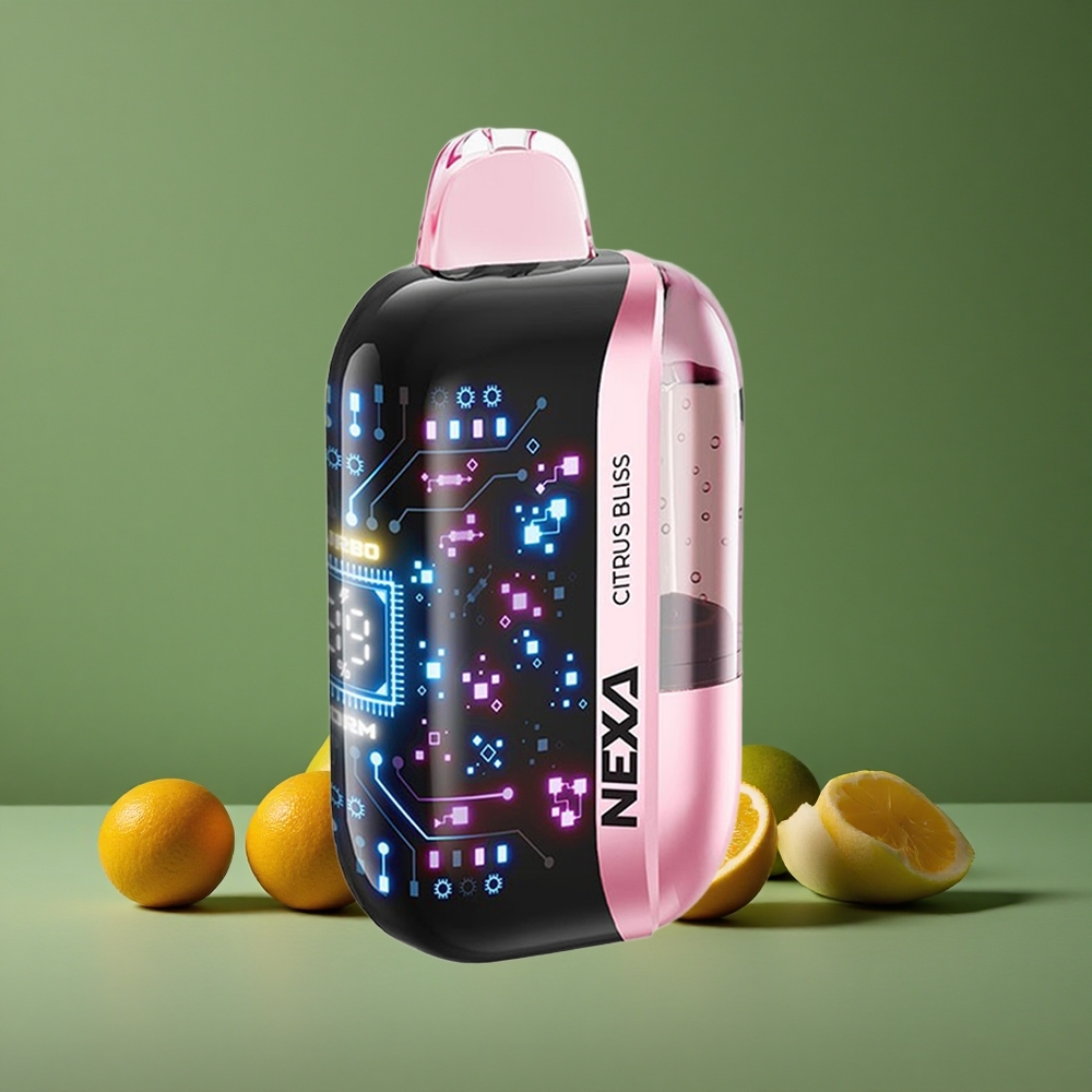 Citrus Lykke NEXA Ultra 50000 Puffs 20ml Forfyldt Kapacitet 800mah Batterikapacitet Denmark vape