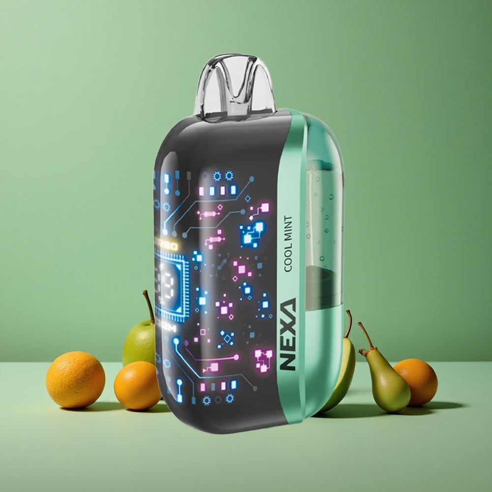 Kølig Mynte NEXA Ultra 50000 Puffs 20ml Forfyldt Kapacitet 800mah Batterikapacitet Denmark vape
