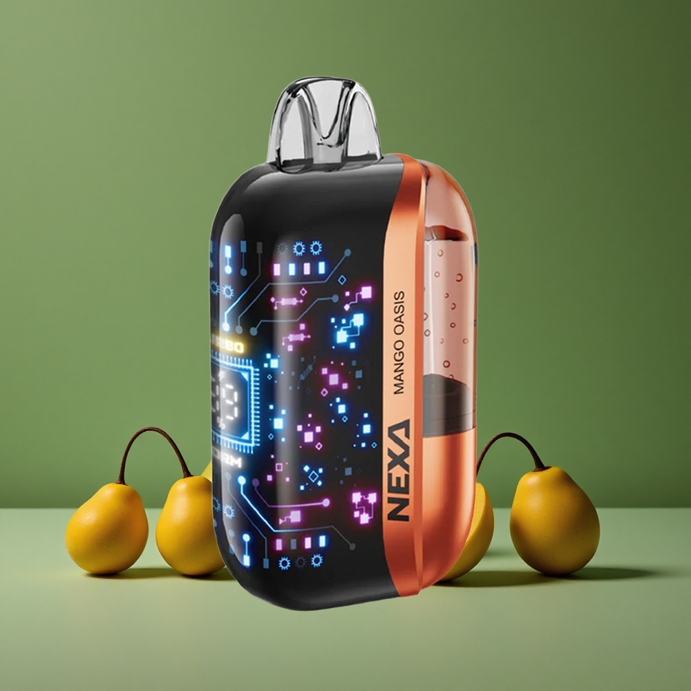 Mango Oase NEXA Ultra 50000 Puffs 20ml Forfyldt Kapacitet 800mah Batteri Kapacitet Denmark vape