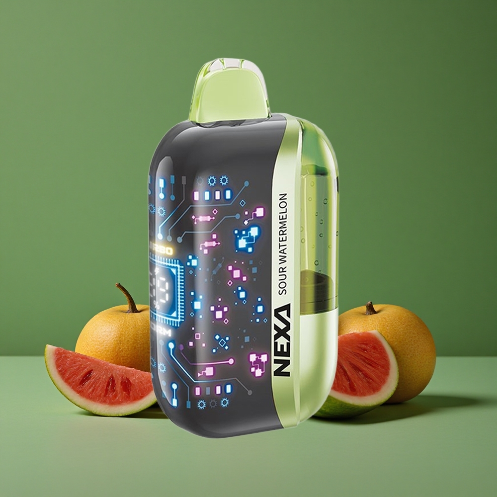 Sure Apple NEXA Ultra 50000 Puffs 20ml Forfyldt Kapacitet 800mah Batteri Kapacitet Denmark vape