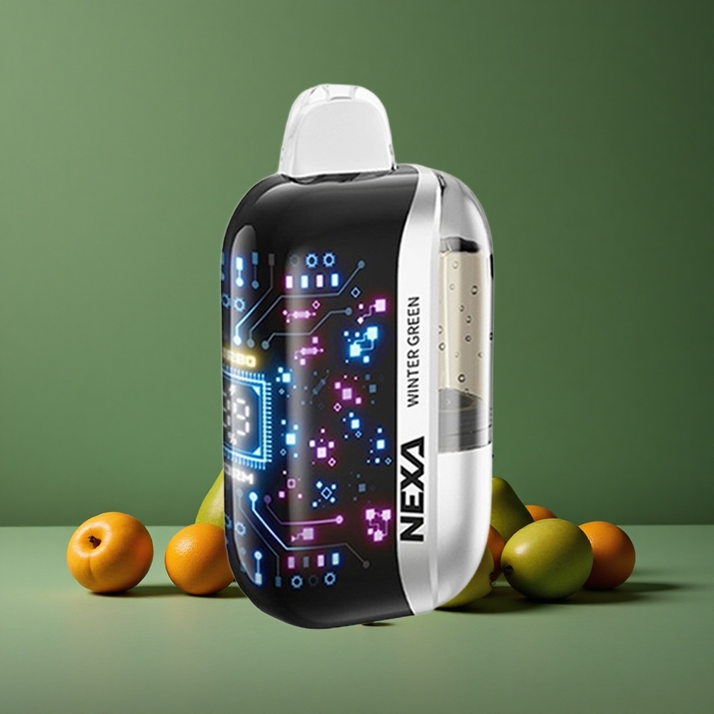 Vintergrøn NEXA Ultra 50000 Puffs 20ml Forfyldt Kapacitet 5% Nikotinstyrke Denmark vape