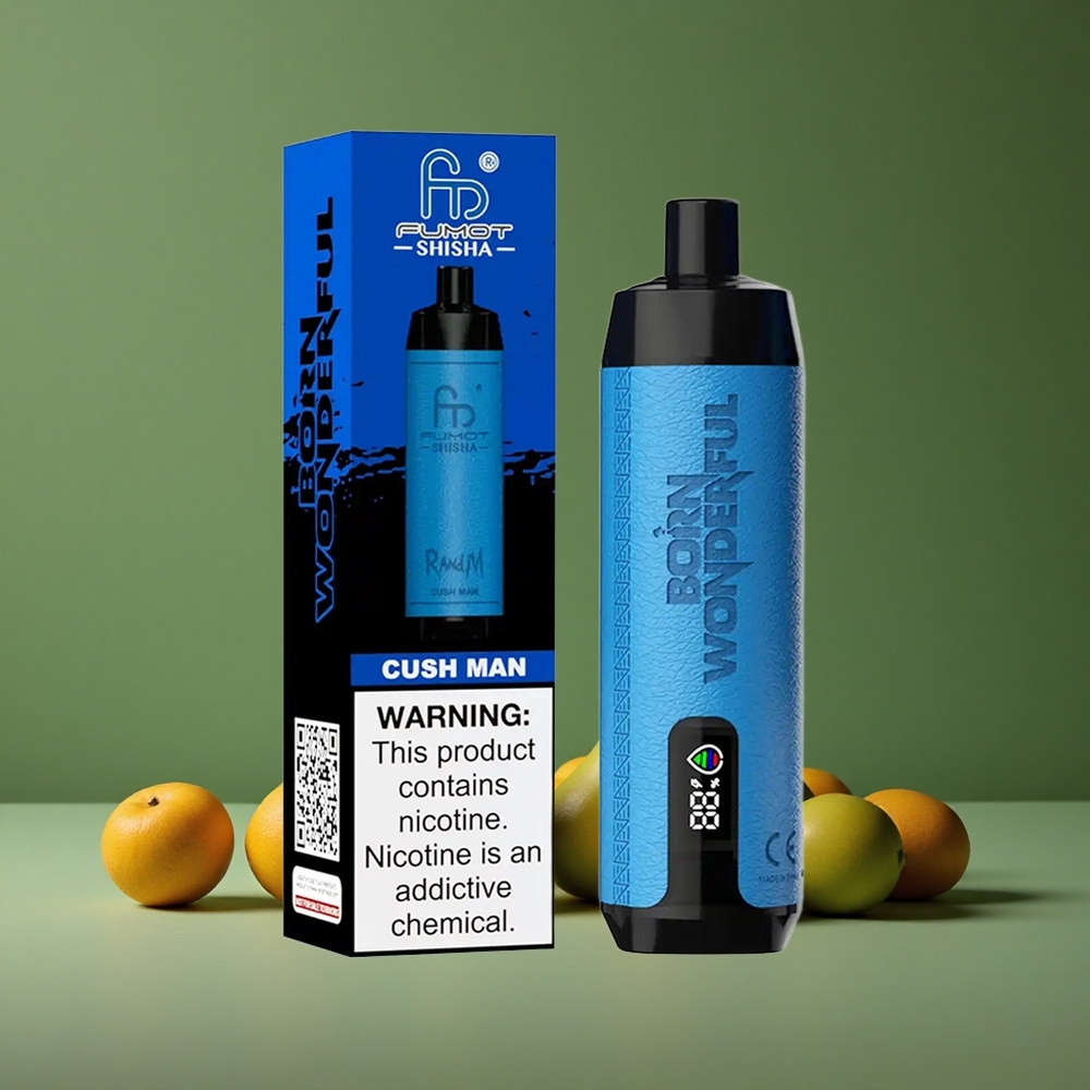 Kush Mand RandM Fumot 10000 Puffs 18ml Forfyldt E-væske Denmark vape