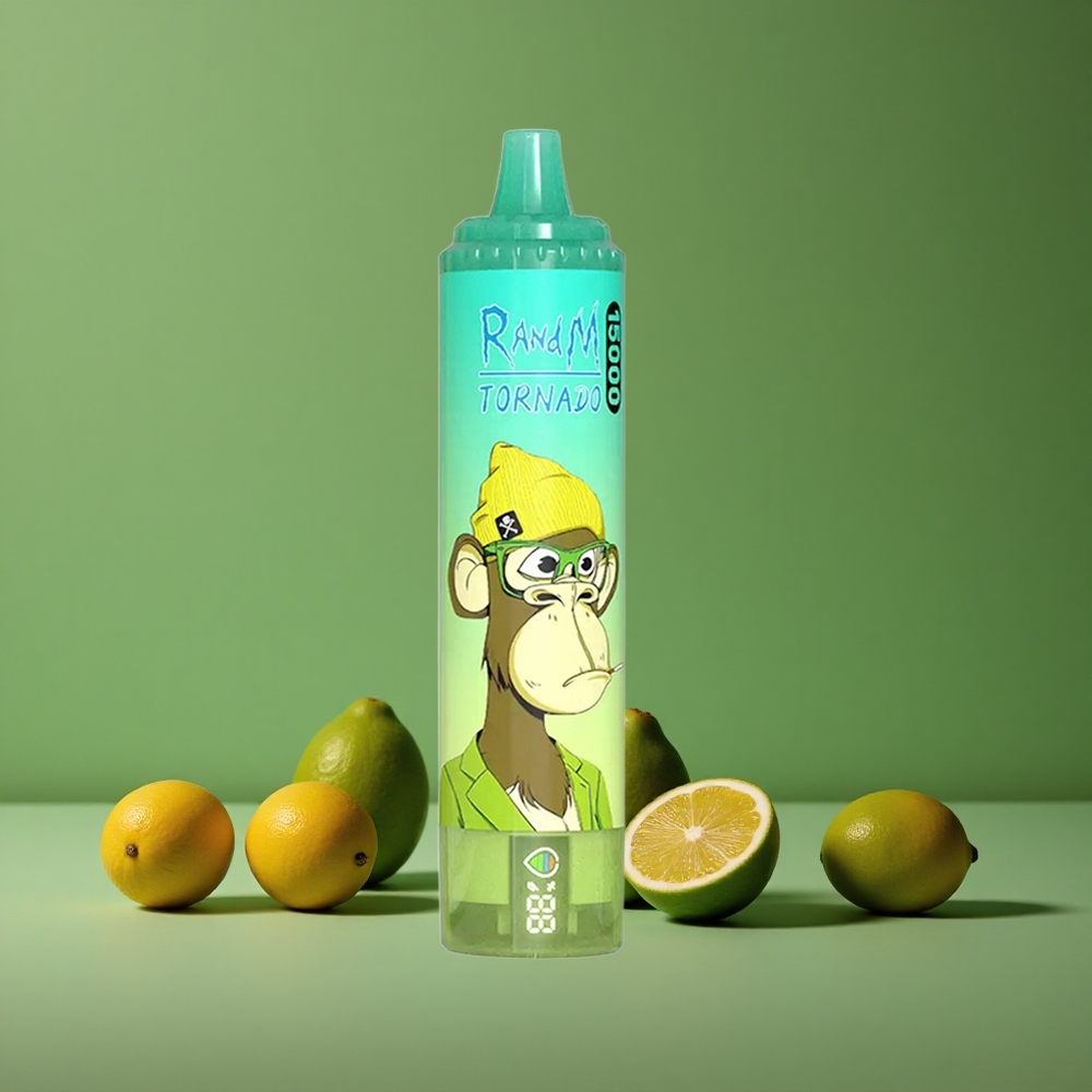 Citron Lime RandM Tornado 15000 Pust 25ml Denmark vape