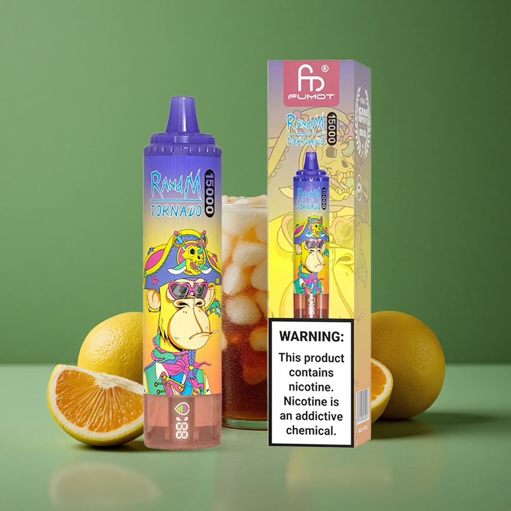 Kola Is RandM Tornado 15000 Pust 25ml Denmark vape