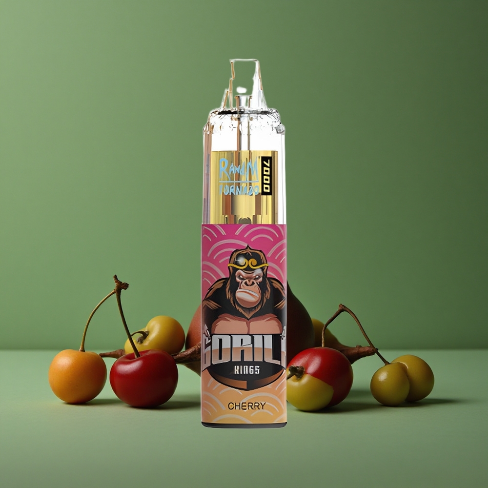 Cherry RandM Fumot Tornado 7000 Puffs 14 ML E-væske 850 MAH Batteri Denmark vape