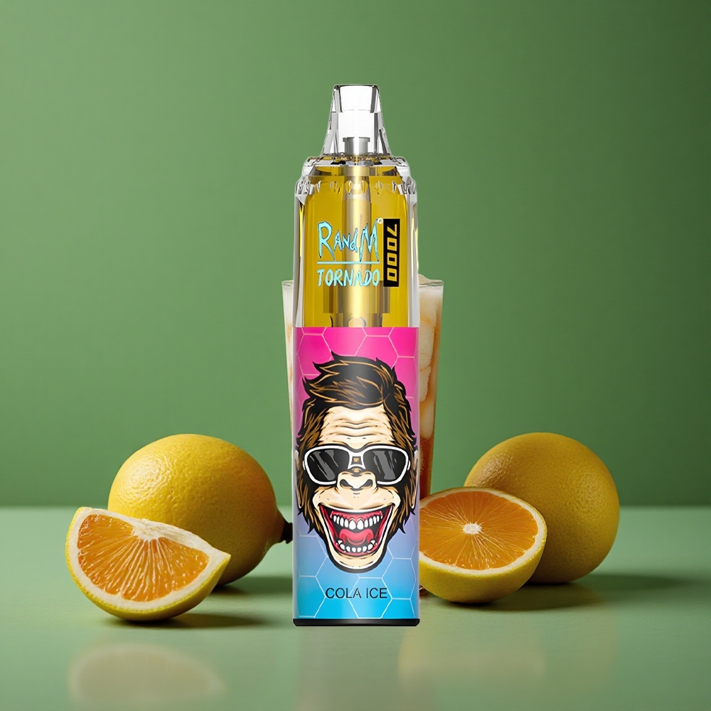 Cola Is RandM Fumot Tornado 7000 Pust 14 ML E-væske Mesh Coil Denmark vape