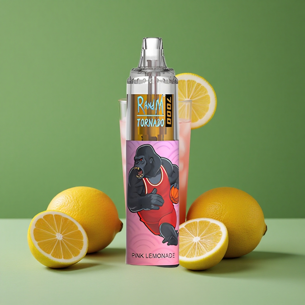 Pink Lemonade RandM Fumot Tornado 7000 Pust 14 ML E-væske Denmark vape