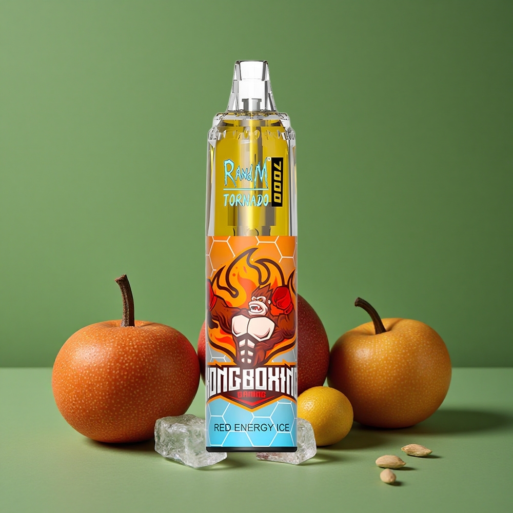 Rød Energi Is RandM Fumot Tornado 7000 Pust 14 ML E-væske Denmark vape